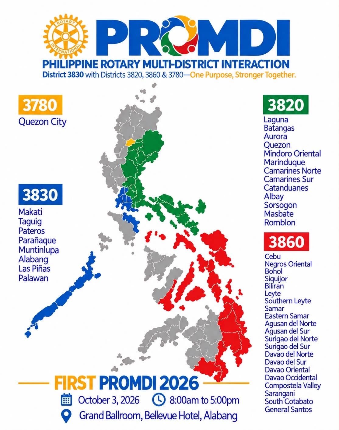 FIRST PROMDI 2026 Rotary International D3830