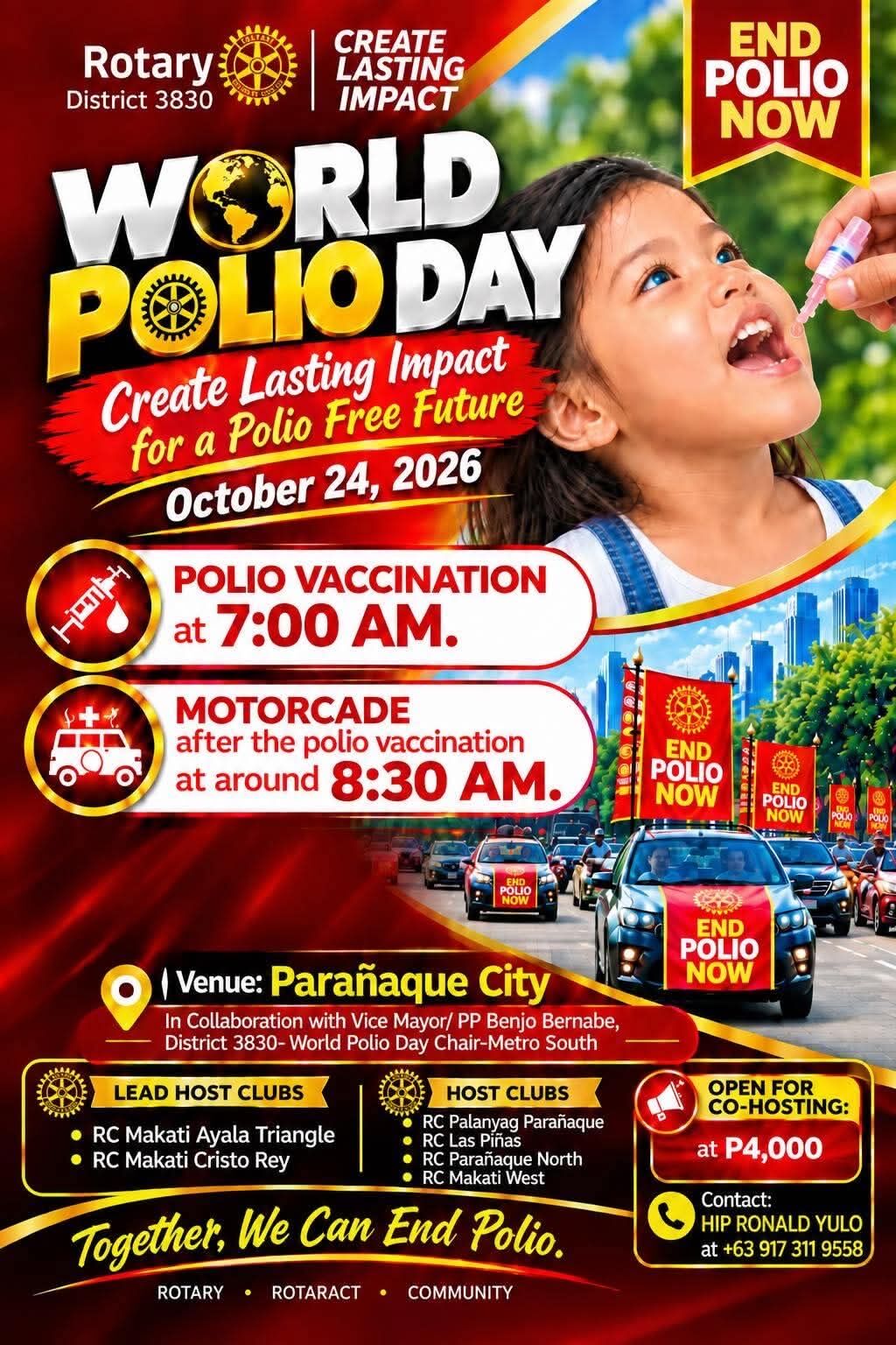 World Polio Day 2026 for District 3830