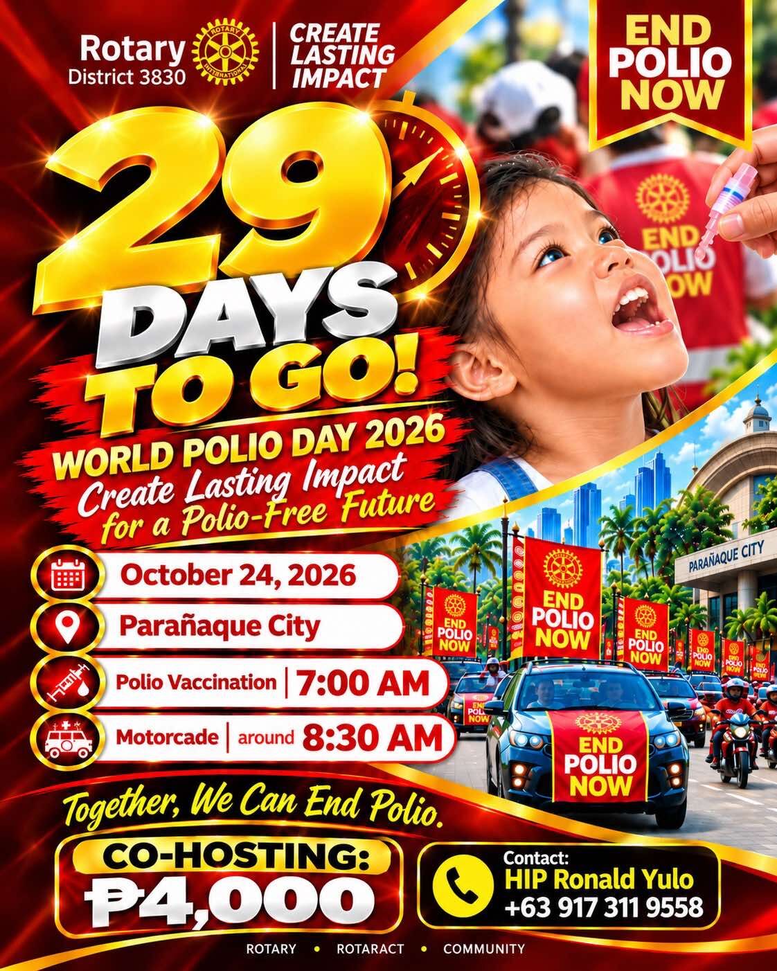 END Polio Rotary District 3830