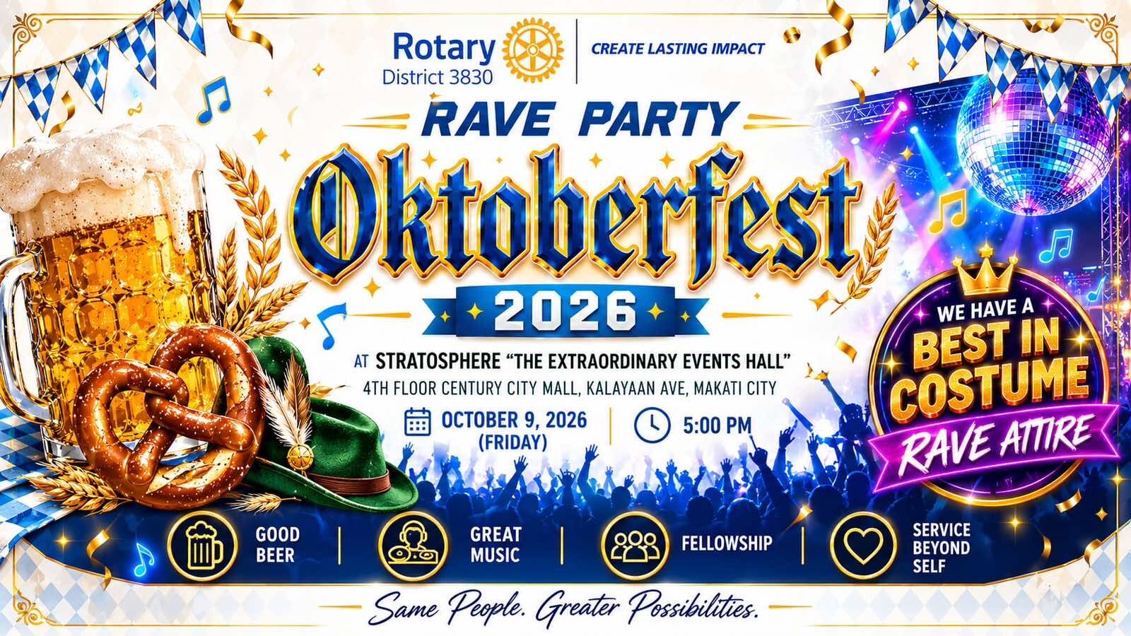 ROTARY DISTRICT 3830 RAVE PARTY: OKTOBERFEST 2026